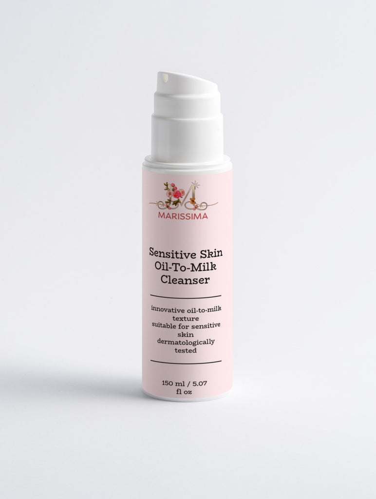Marissima Sensitive Skin Oil to Milk Cleanser (150ml) – Gentle, Nourishing Cleanser for Delicate Skin | SupplyQueen