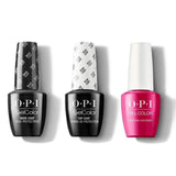 OPI - GelColor Combo - Base, Top & California Raspberry