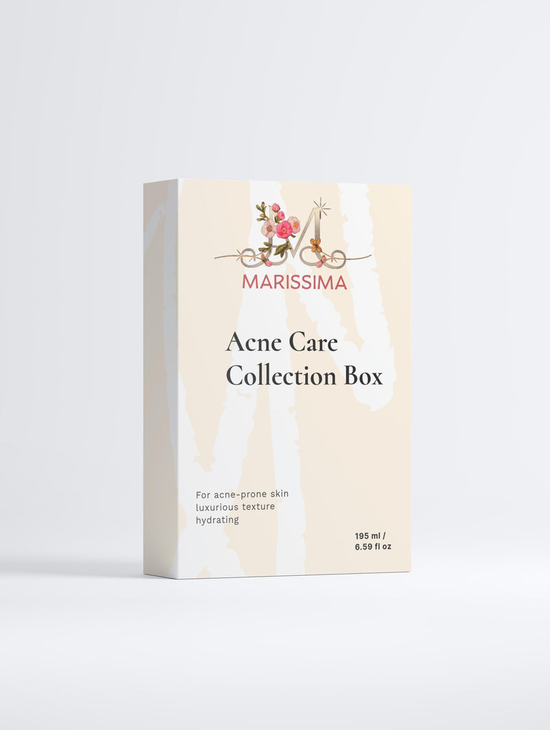 Marissima Acne Care Collection Box – Complete Acne Treatment for Clear, Healthy Skin (Total 240ml)