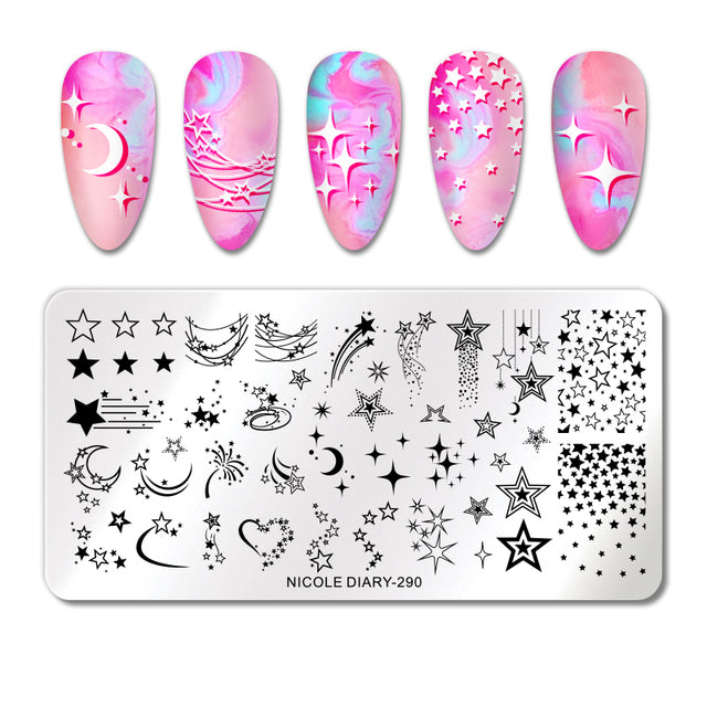Buy Nail Art Stamping Kit XY06, TO03,09 - #Royalkart#