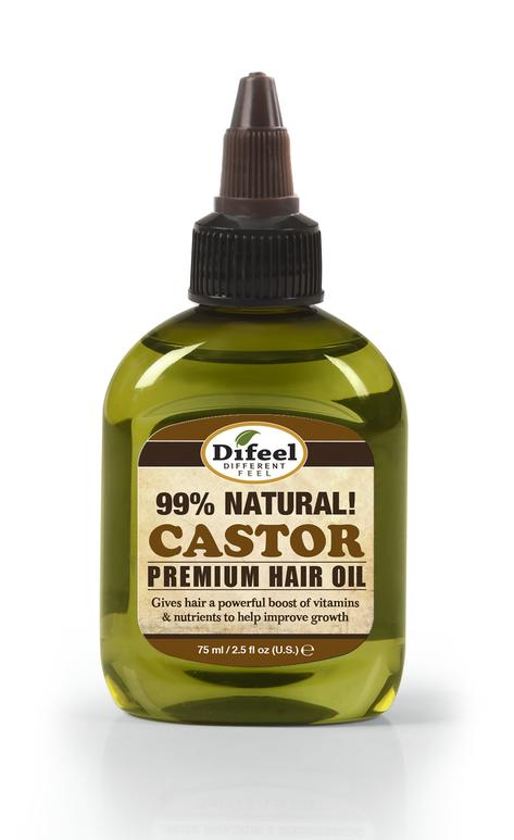 Difeel Premium Natural Hair Oil - Castor Oil 2.5 oz