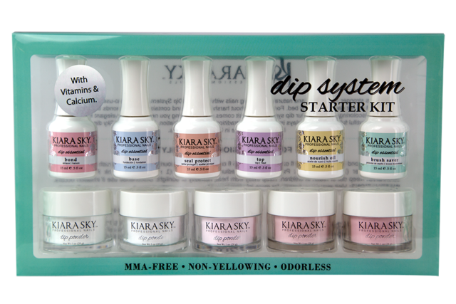 Kiara Sky Dip System French Starter Kit – Natural, Long-Lasting Nails | Shop Now