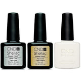 CND - Shellac Combo - Base, Top & Lady Lilly