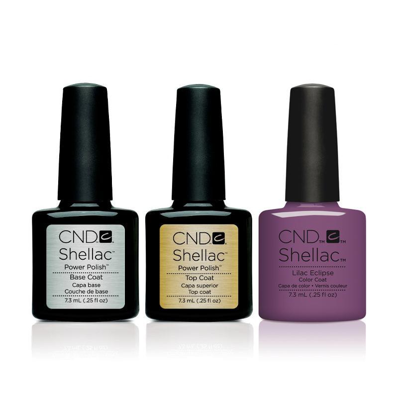 CND - Shellac Combo - Base, Top & Lilac Eclipse