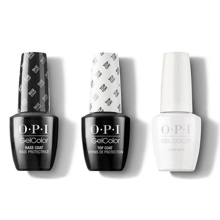 OPI - GelColor Combo - Base, Top & Alpine Snow