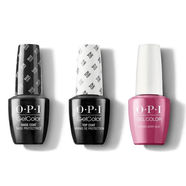 OPI - GelColor Combo - Base, Top & Aurora Berry-alis