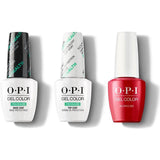 OPI - GelColor Combo - Base, Top & Big Apple Red
