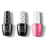 OPI - GelColor Combo - Base, Top & Hotter Than You Pink