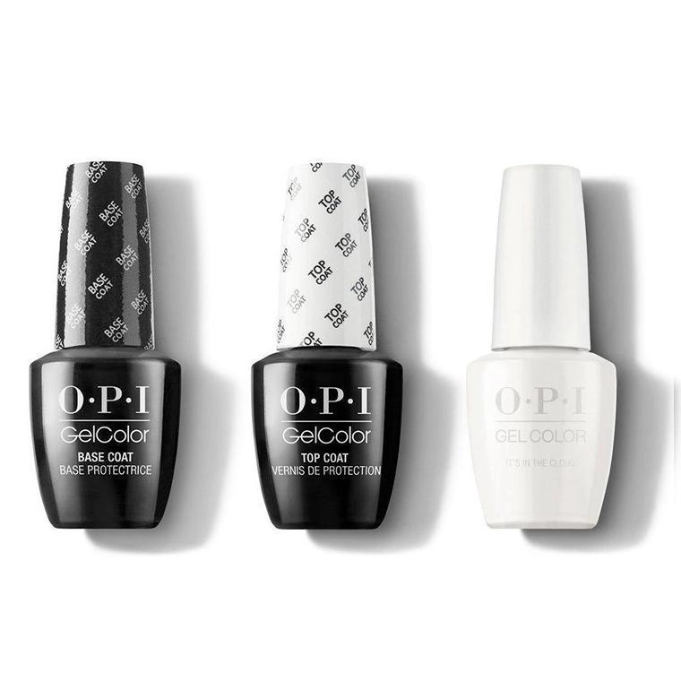 OPI - GelColor Combo - Base, Top & Its in the Cloud