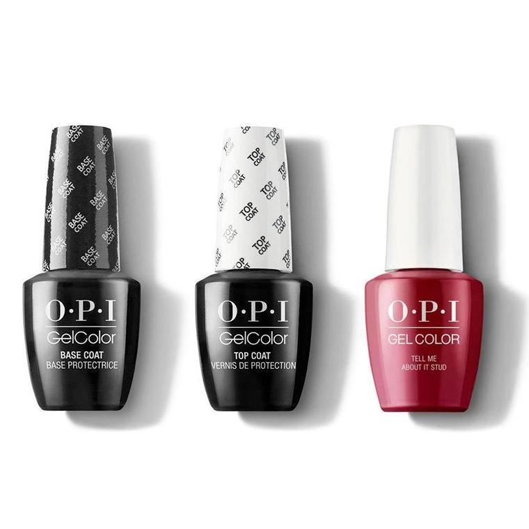 OPI - GelColor Combo - Base, Top & Tell Me About It Stud