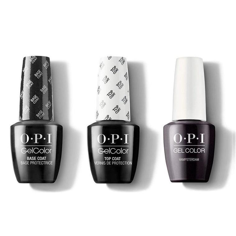 OPI - GelColor Combo - Base, Top & Vampsterdam