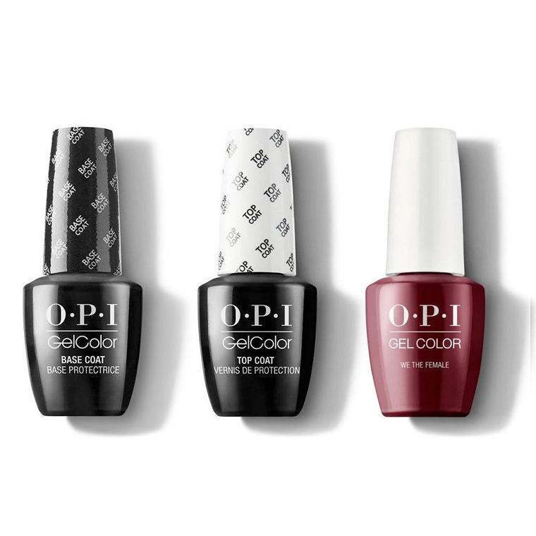 OPI - GelColor Combo - Base, Top & We the Female